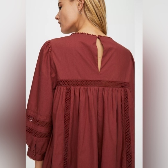 Aritzia Sunday Best 100% Cotton Long Sleeve Mini Dress - Picture 3 of 15